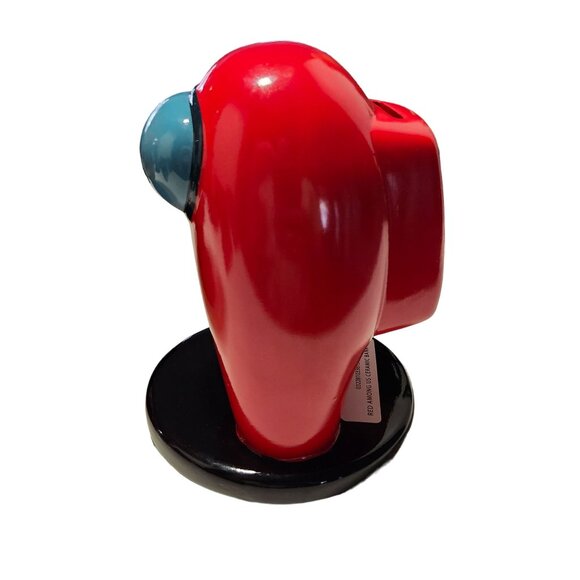 Among Us Crewmate Red Ceramic Piggy Bank Innersloth - Picture 2 of 7